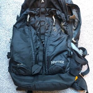Marmot Black Talus 36 Backpack for Men
